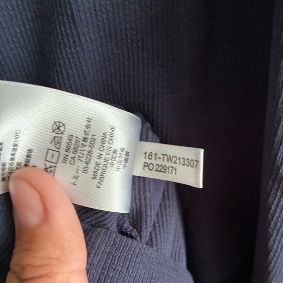 Tommy Bahama Navy Tank Top with Beaded Accents XS - Picture 9 of 10